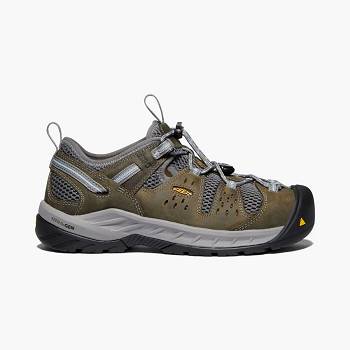 KEEN Női Atlanta Cool II ESD (Steel Toe) Túracipő Barna